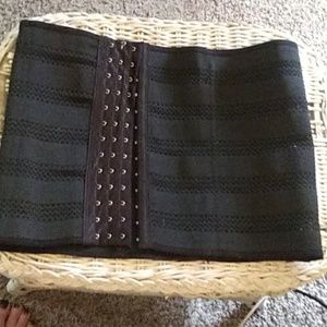 Black Waist trainer corset size XXL new without tag